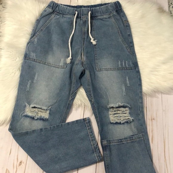 Denim - Pull on Jeans Size Small